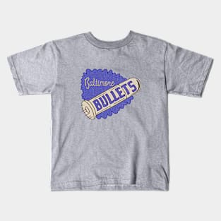 Defunct Baltimore Bullets Basketball Kids T-Shirt